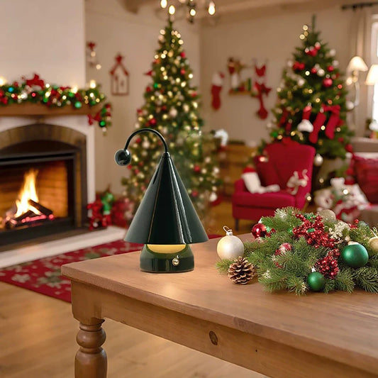 Petit Sapin LED Tactile Multicolore, USB Type-C, Décoration de Noël Compacte et Magique