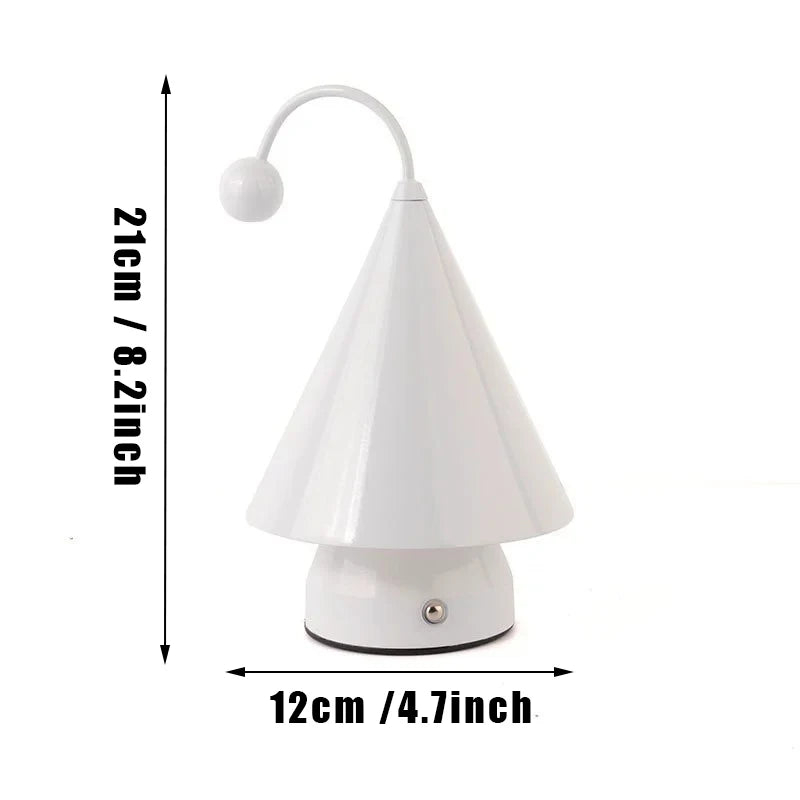 Petit Sapin LED Tactile Multicolore, USB Type-C, Décoration de Noël Compacte et Magique